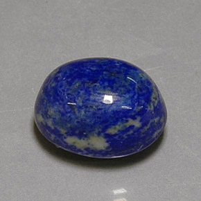 Lapislazzuli naturale blu da 25,84 ct, taglio ovale, opaco