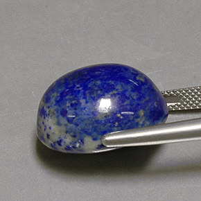 Lapislazzuli naturale blu da 25,84 ct, taglio ovale, opaco