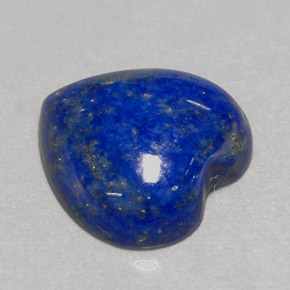 Lapislazzuli naturale blu da 5,31 ct, a forma di cuore, opaco