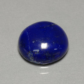 Lapislazzuli naturale blu da 5,37 ct, taglio rotondo, opaco