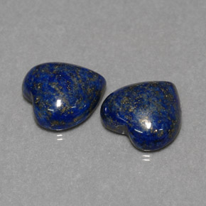 Lapislazzuli naturale blu da  ct, a forma di cuore, opaco