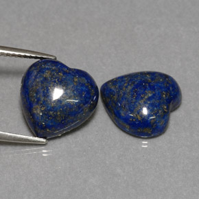 Lapislazzuli naturale blu da  ct, a forma di cuore, opaco