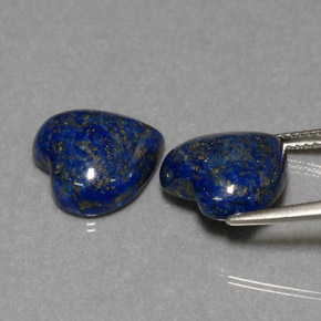 Lapislazzuli naturale blu da  ct, a forma di cuore, opaco