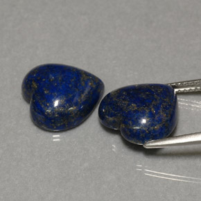 Lapislazzuli naturale blu da  ct, a forma di cuore, opaco