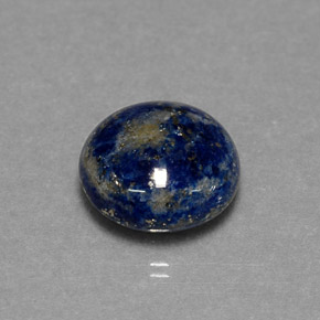 Lapislazzuli naturale blu da 3,05 ct, taglio rotondo, opaco
