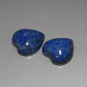 Lapislazzuli naturale blu da  ct, a forma di cuore, opaco