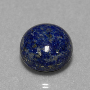 Lapislazzulo Blu reale naturale da 7.31 ct, Taglio rotondo, Opaco