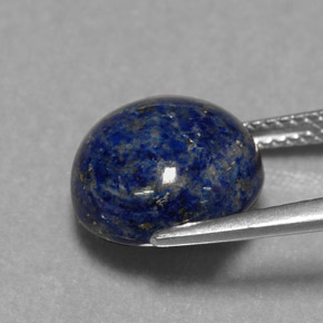 Lapislazzulo Blu reale naturale da 7.31 ct, Taglio rotondo, Opaco