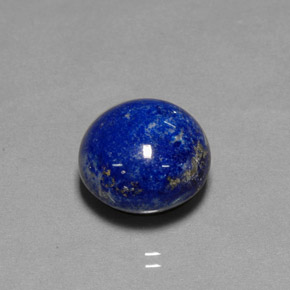 Lapislazzuli naturale blu da 15,54 ct, taglio rotondo, opaco