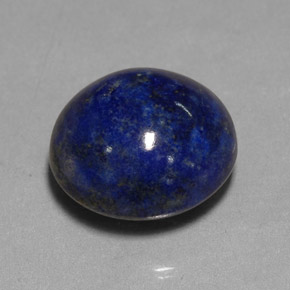 Lapislazzulo Blu reale naturale da 12.47 ct, Taglio rotondo, Opaco