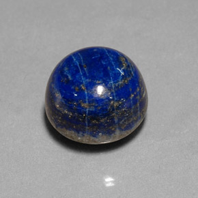 Lapislazzuli naturale blu da 11,93 ct, taglio rotondo, opaco