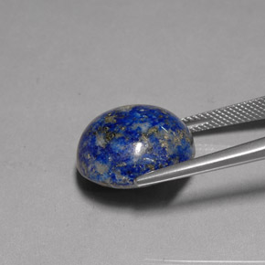 Lapislazzuli naturale blu da 23,99 ct, taglio rotondo, opaco