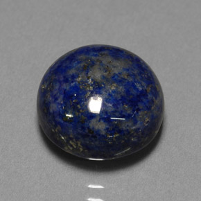Lapislazzuli naturale blu da 8,29 ct, taglio rotondo, opaco