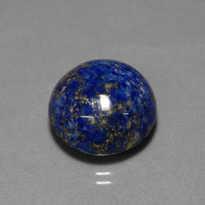 Lapislazzulo Blu reale naturale da 13.88 ct, Taglio rotondo, Opaco