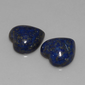 Lapislazzuli naturale blu da  ct, a forma di cuore, opaco