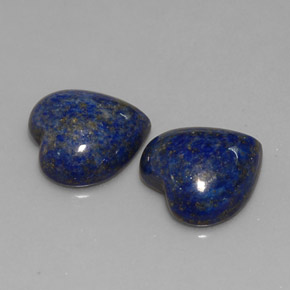 Lapislazzuli naturale blu da  ct, a forma di cuore, opaco