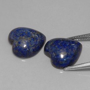 Lapislazzuli naturale blu da  ct, a forma di cuore, opaco