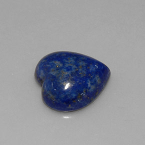 Lapislazzuli naturale blu da 5,89 ct, a forma di cuore, opaco