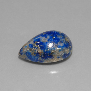 Lapislazzulo Blu reale naturale da 5.64 ct, Forma a pera, Opaco