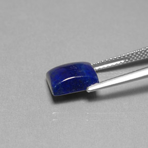Lapislazzuli naturale blu da 2,95 ct, baguette, opaco