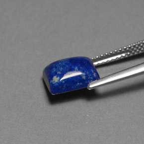 Lapislazzuli blu reale naturale da 2,69 ct, baguette, opaco