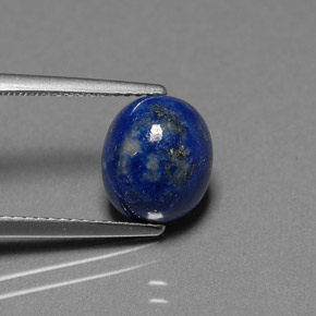 Lapislazzulo Blu reale naturale da 3.37 ct, Taglio ovale, Opaco