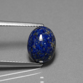 Lapislazzulo Blu reale naturale da 3.53 ct, Taglio ovale, Opaco