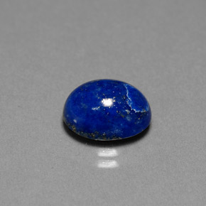 Lapislazzuli naturale blu da 3,74 ct, taglio ovale, opaco