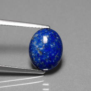 Lapislazzulo Blu reale naturale da 3.51 ct, Taglio ovale, Opaco