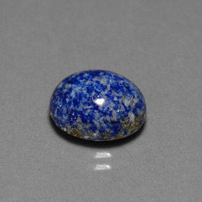 Lapislazzuli naturale blu da 4,06 ct, taglio ovale, opaco