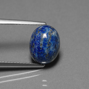 Lapislazzulo Blu reale naturale da 4.25 ct, Taglio ovale, Opaco