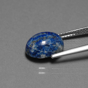 Lapislazzulo Blu reale naturale da 4.25 ct, Taglio ovale, Opaco