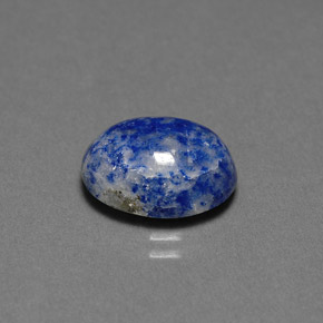 Lapislazzuli naturale blu da 4,59 ct, taglio ovale, opaco