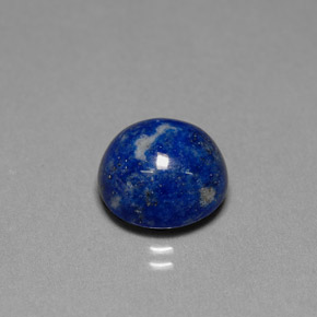 Lapislazzuli naturale blu da 6,65 ct, taglio rotondo, opaco