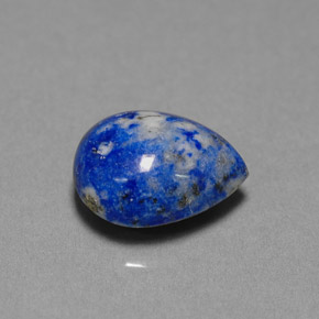 Lapislazzulo Blu reale naturale da 4.27 ct, Forma a pera, Opaco