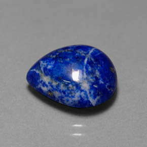 Lapislazzulo Blu reale naturale da 7.38 ct, Forma a pera, Opaco