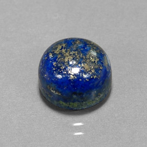 Lapislazzuli naturale blu da 5,87 ct, taglio rotondo, opaco