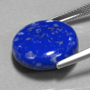 Lapislazzuli naturale blu da 13,36 ct, taglio rotondo, opaco