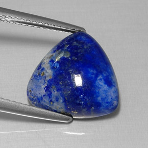 Lapislazzulo Blu reale naturale da 6.24 ct, Taglio trillion, Opaco