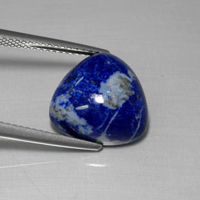 Lapislazzulo Blu reale naturale da 7.96 ct, Taglio trillion, Opaco