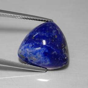 Lapislazzuli naturale blu da 14,12 ct, trillion, opaco