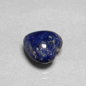 Lapislazzulo Blu reale naturale da 3.51 ct, A forma di cuore, Opaco