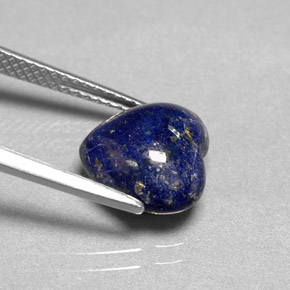 Lapislazzulo Blu reale naturale da 3.51 ct, A forma di cuore, Opaco
