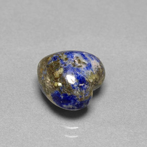 Lapislazzulo Blu reale naturale da 4.20 ct, A forma di cuore, Opaco