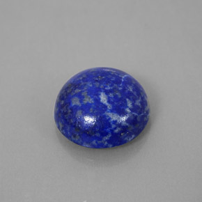 Lapislazzulo Blu reale naturale da 5.10 ct, Taglio rotondo, Opaco