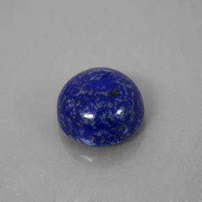 Lapislazzuli naturale blu da 4,91 ct, taglio rotondo, opaco