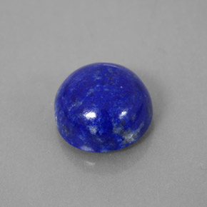 Lapislazzuli naturale blu da 4,33 ct, taglio rotondo, opaco