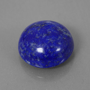 Lapislazzuli naturale blu da 6,14 ct, taglio rotondo, opaco