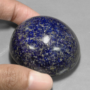 Lapislazzuli naturale blu da 381,00 ct, taglio ovale, opaco