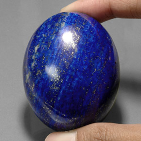 Lapislazzuli naturale blu da 570,00 ct, taglio ovale, opaco